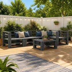 Create a Cozy Outdoor Space with This Lounge Set