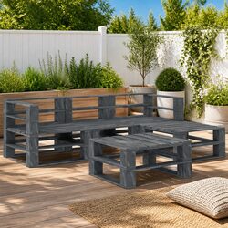 Friendly 5-Piece Garden Lounge Set with Coffee Table