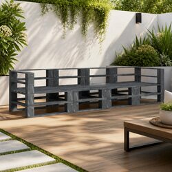 Your New 4-Seater Outdoor Pallet Sofa Awaits