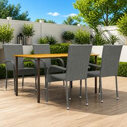 Make Your Outdoor Dining Comfortable with This Set