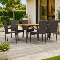 Make Outdoor Dining Easy with This 7-Piece Set