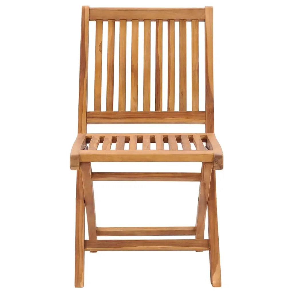 Folding Garden Chairs with Cushions Teak Wood Outdoor Seating Anthracite 8 Piece