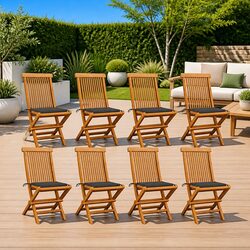 Your Outdoor Comfort with 8 Folding Garden Chairs