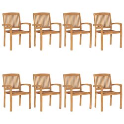 Your New 8-Piece Stacking Garden Chairs Set