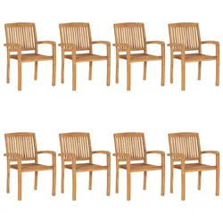 Your New 8-Piece Stacking Garden Chairs Set