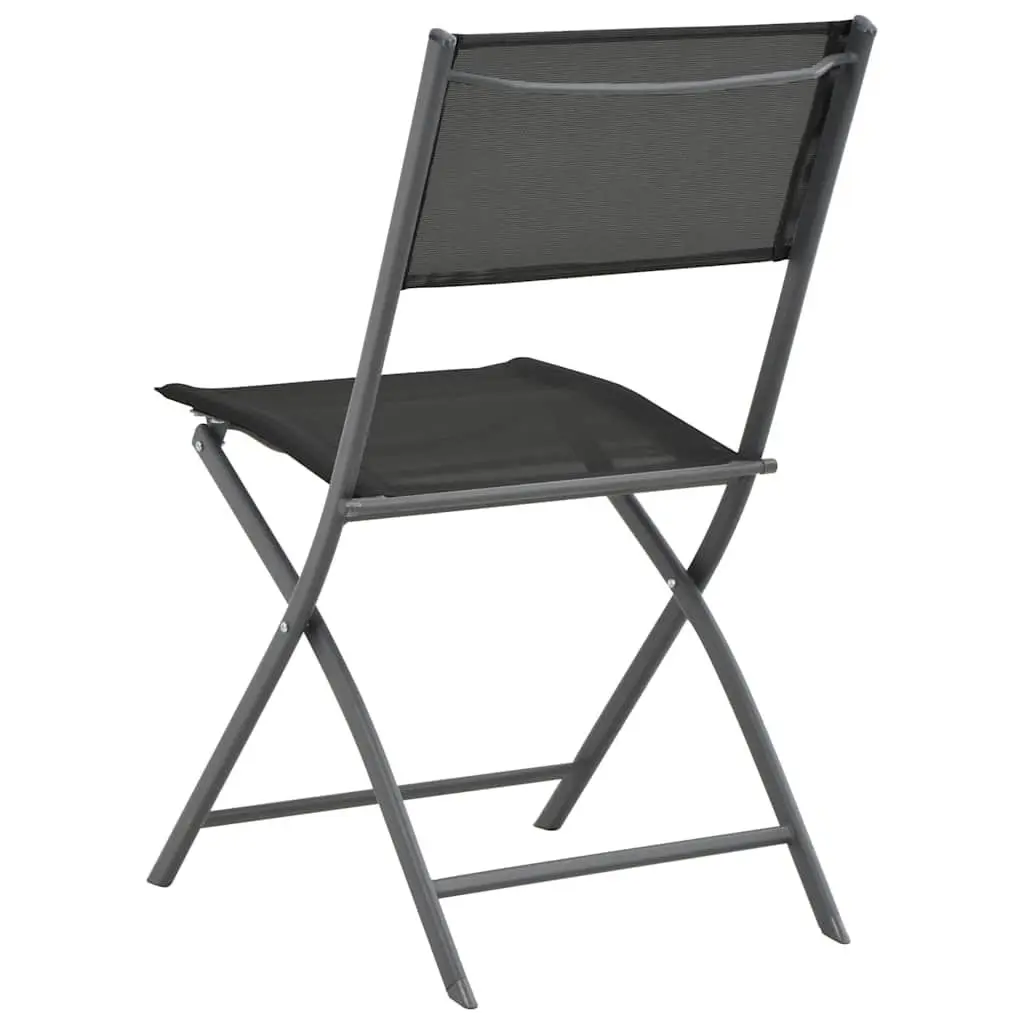7 Piece Outdoor Dining Set Powder-Coated Steel Frame Textilene Fabric Chairs Table