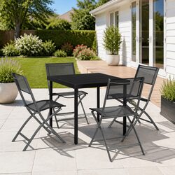 Friendly 5-Piece Outdoor Dining Set for Easy Meals