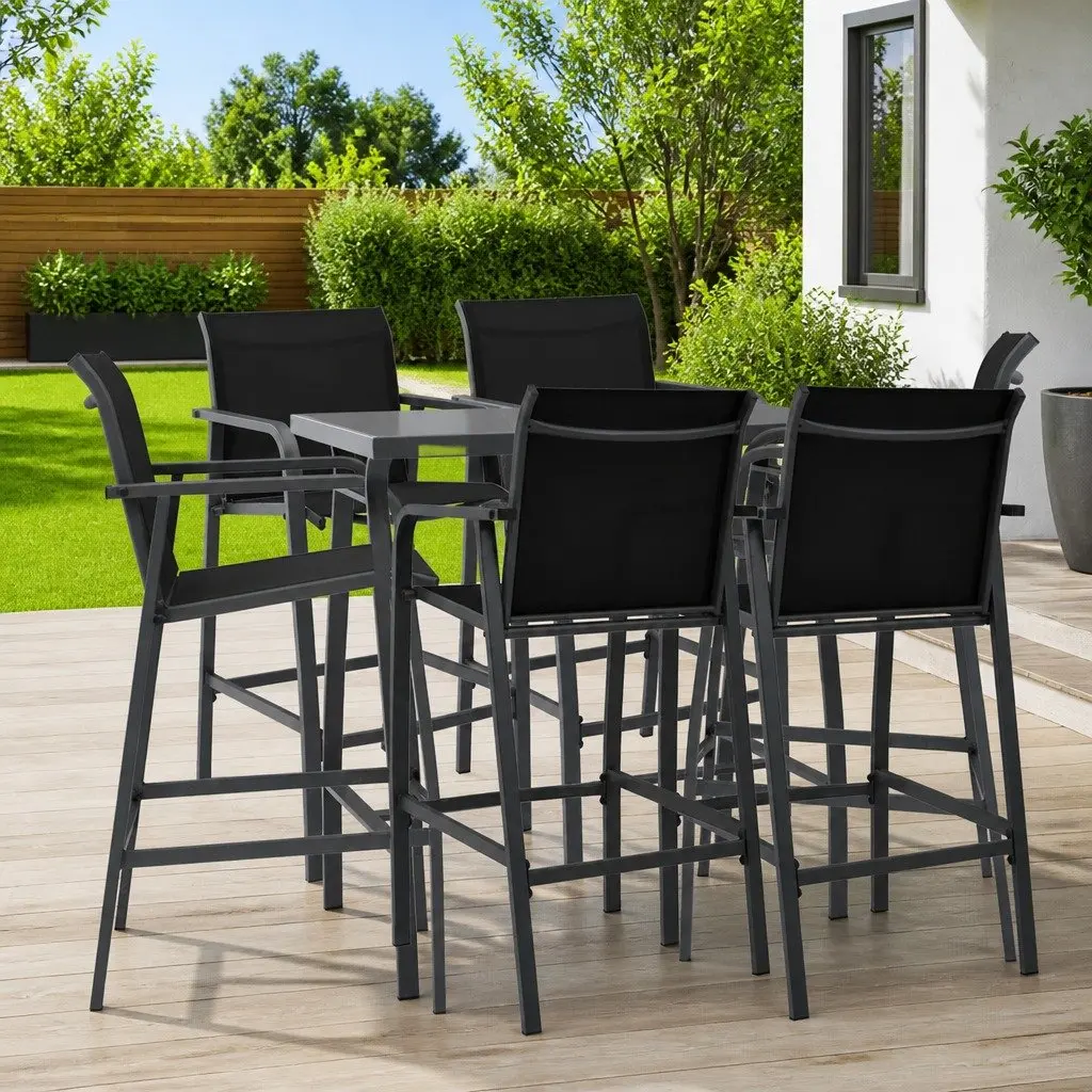 7 Piece Garden Bar Set