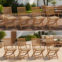 You’ll Love These 8 Folding Garden Chairs with Cushions