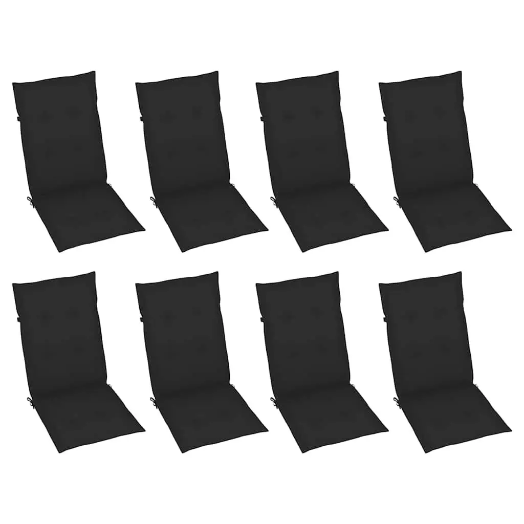 8 Reclining Chairs and Cushions