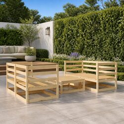 Your New 5 Piece Brown Garden Lounge Set Awaits