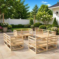 Your 8 Piece Modular Garden Lounge Set for Comfort and Fun