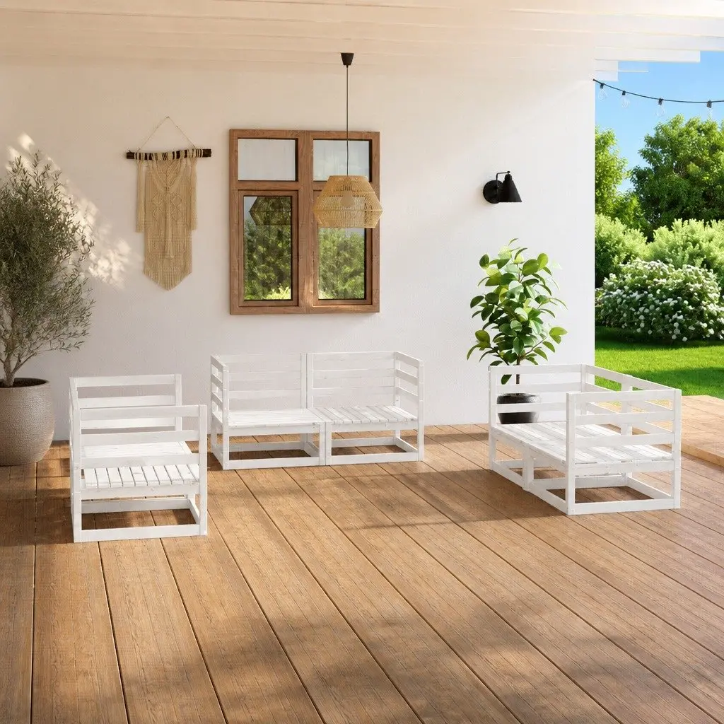 Modular 6-Piece Outdoor Lounge Set