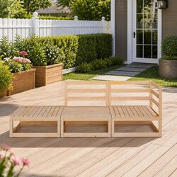Your Outdoor Oasis: 3 Piece Lounge Set for Relaxation