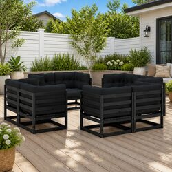 Friendly 8-Piece Lounge Set for Your Outdoor Enjoyment