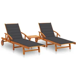Friendly Outdoor Lounger Set with Cushions for You