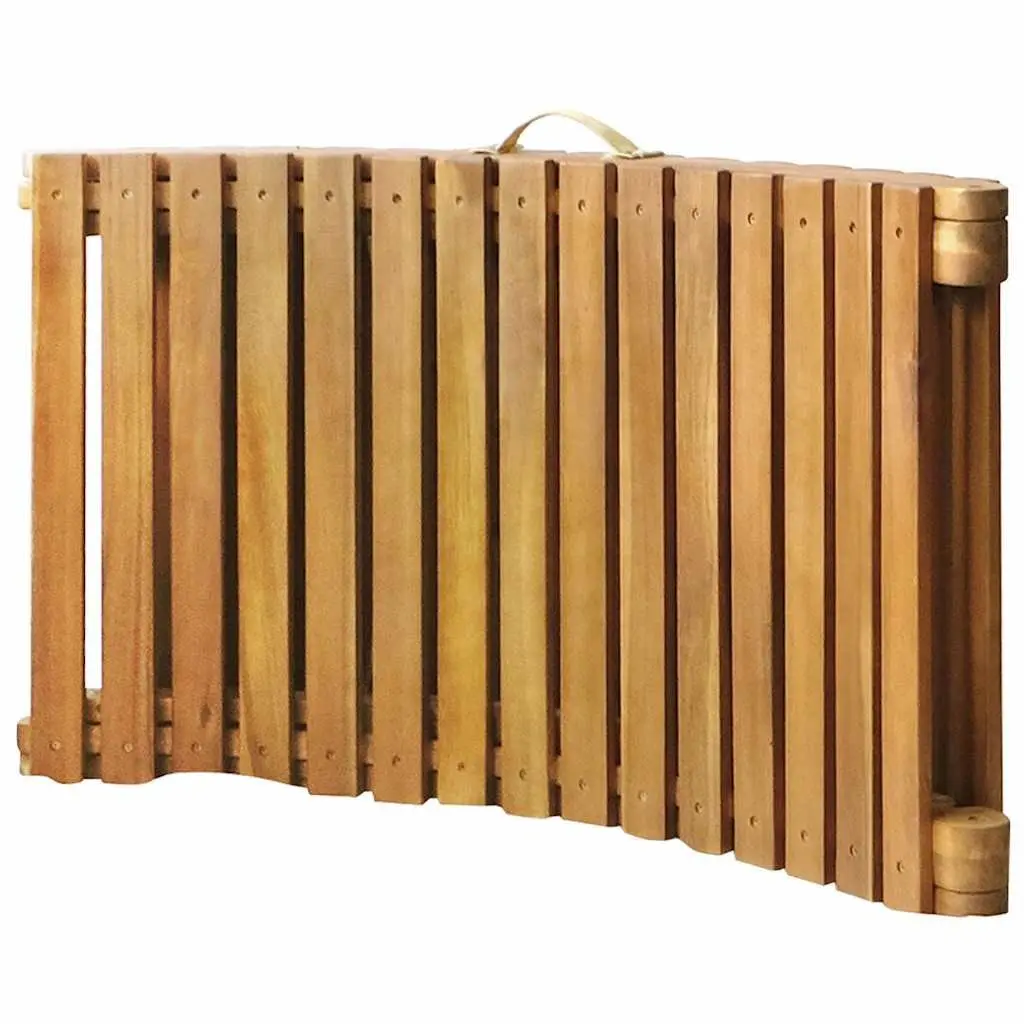 2-Piece Folding Sun Lounger Set in Acacia Wood