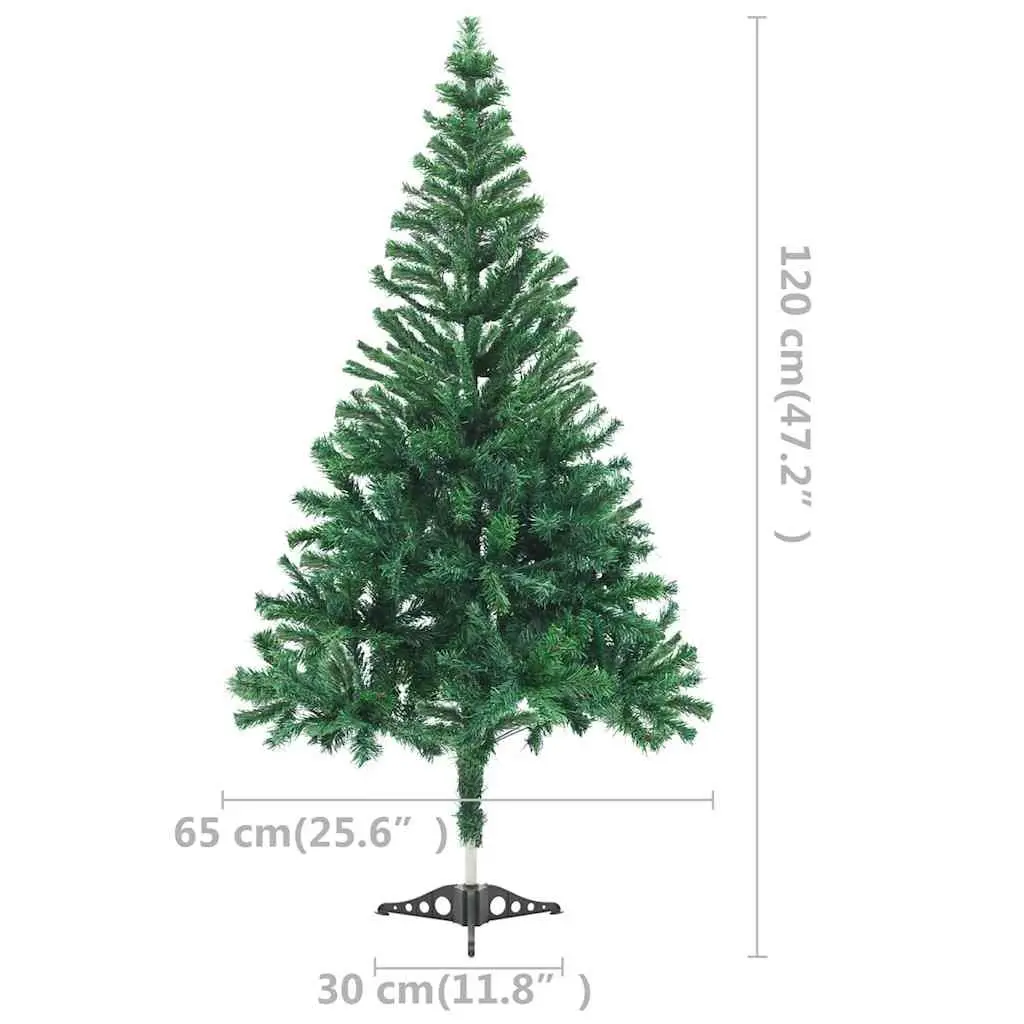 Artificial Christmas Tree Pre-lit Green 120cm 230 Branches