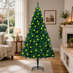 Create a Festive Feel with This 180cm Green Christmas Tree