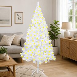 A Friendly 210cm White Christmas Tree for Your Festive Needs