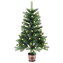 Your Perfect 65cm Pre-lit Christmas Tree in Green