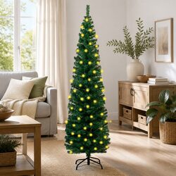Choose Your Perfect 240cm Slim Christmas Tree with Ease
