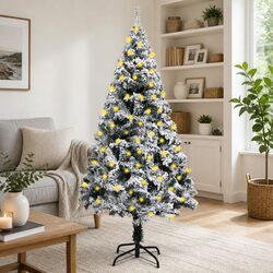 Charming 150cm Flocked Christmas Tree for Your Home
