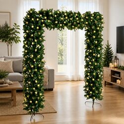 Create Holiday Cheer with a 240cm Christmas Tree Arch
