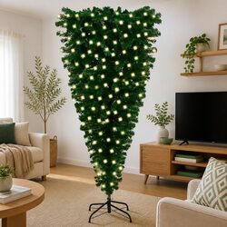 Your 240cm Upside-Down Artificial Christmas Tree Awaits