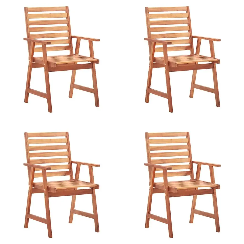 Set of 4 Wooden Chairs