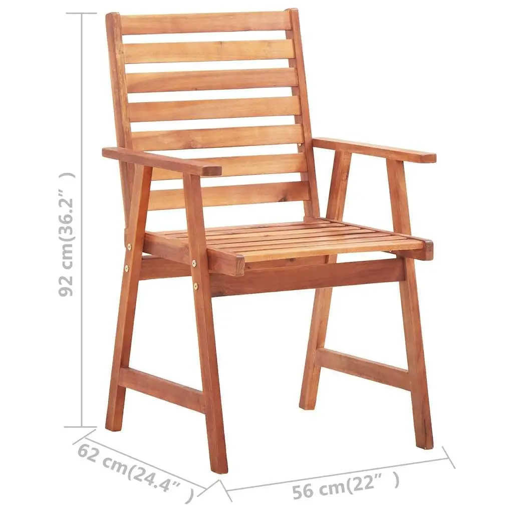 Set of 4 Wooden Chairs