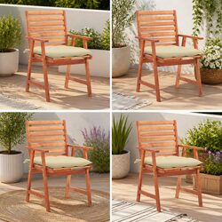 Discover 4 Outdoor Dining Chairs with Cushions