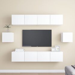 Friendly 6-Piece Wall-Mounted TV Cabinet for Your Home
