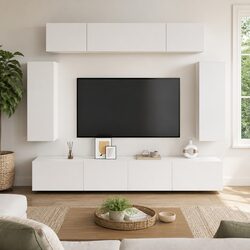 Your 6-Piece Wall-Mounted TV Cabinet for a Clean Space
