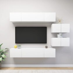 Your Perfect Wall-Mounted 6-Piece TV Cabinet Set