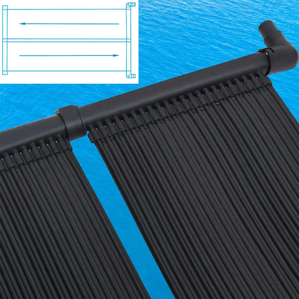 Solar Pool Heater Panel Ground Roof Mounted 80x310cm 2 Pieces