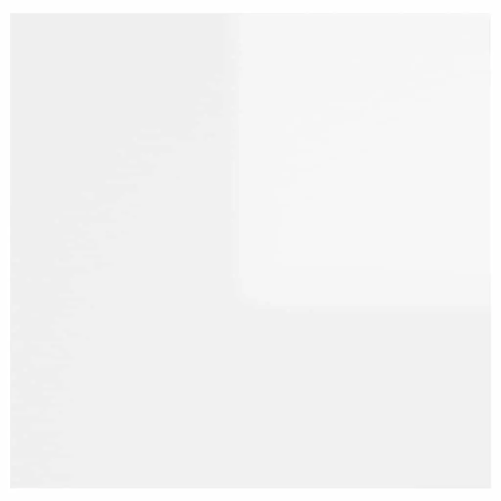 Wall Mounted Bedside Cabinet White Storage Compartment 30.5x30x30 cm
