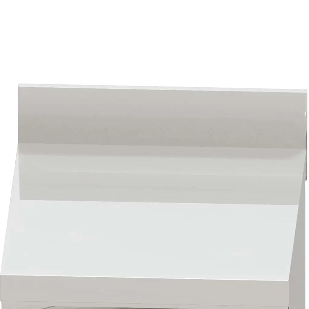 Stainless Steel Commercial Kitchen Storage Cabinet 50x60x96cm with 2 Drawers