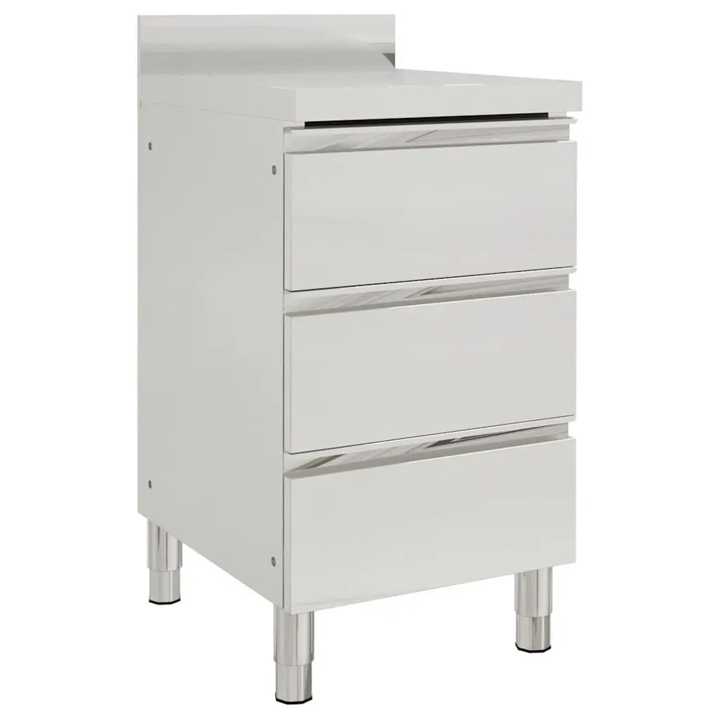 Commercial Kitchen Storage Cabinet Stainless Steel 50x60x96 cm Food Service