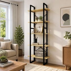 Create Your Perfect Space with a 5-Tier Book Cabinet