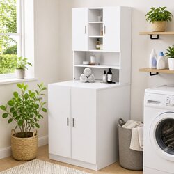 Your Friendly Washing Machine Cabinet for Easy Organization