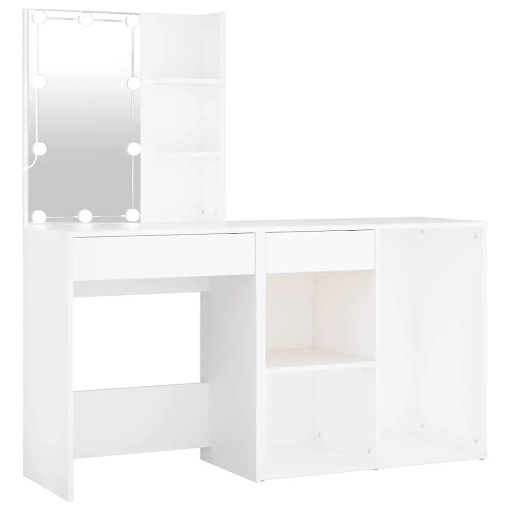 LED Dressing Table with Storage for Makeup