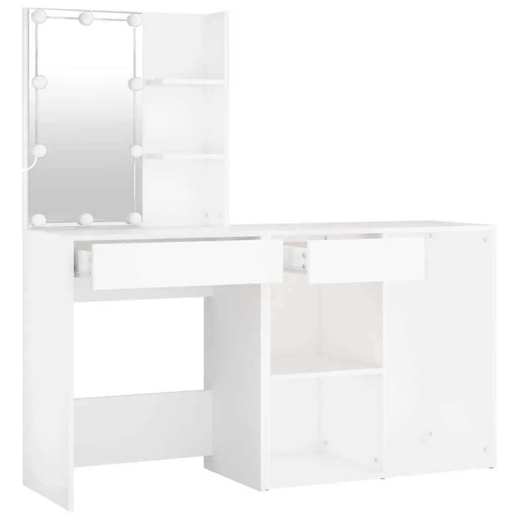 LED Dressing Table with Storage for Makeup