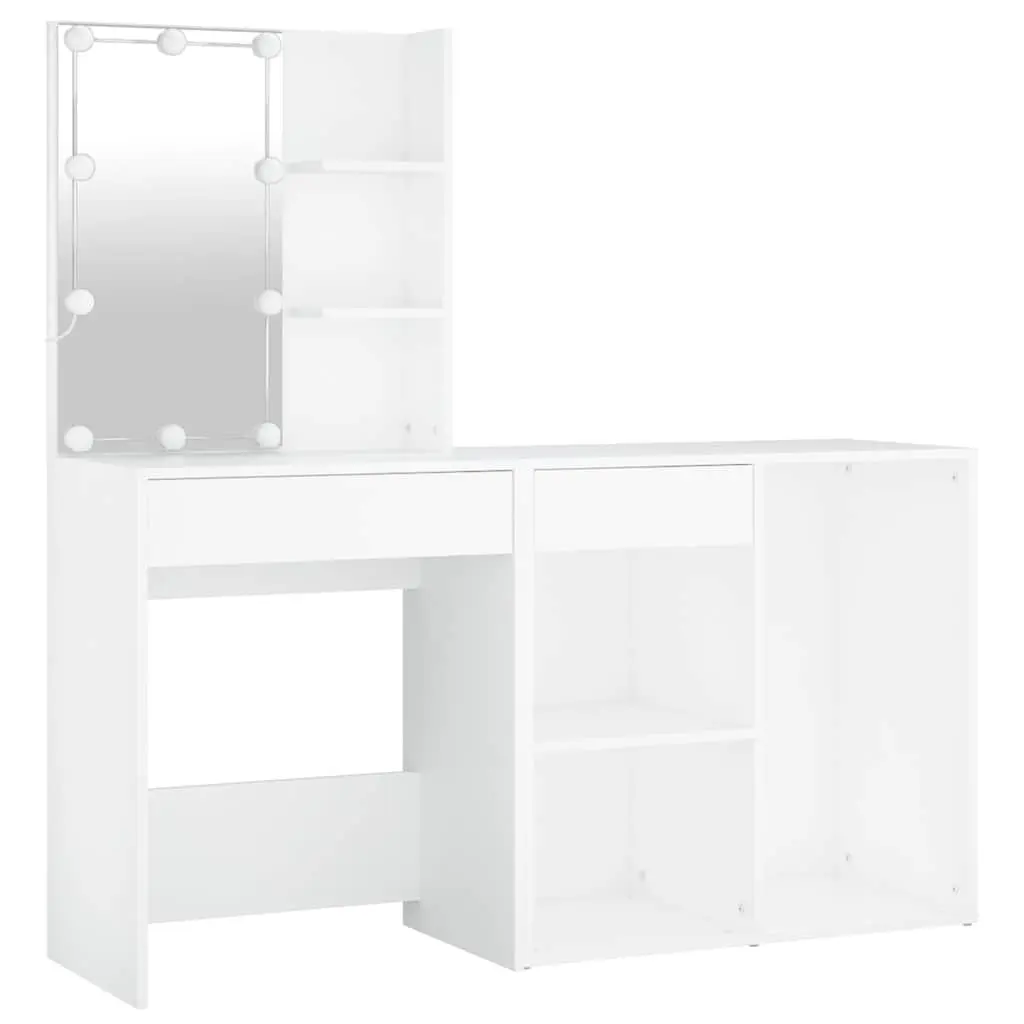 LED Dressing Table with Storage for Makeup