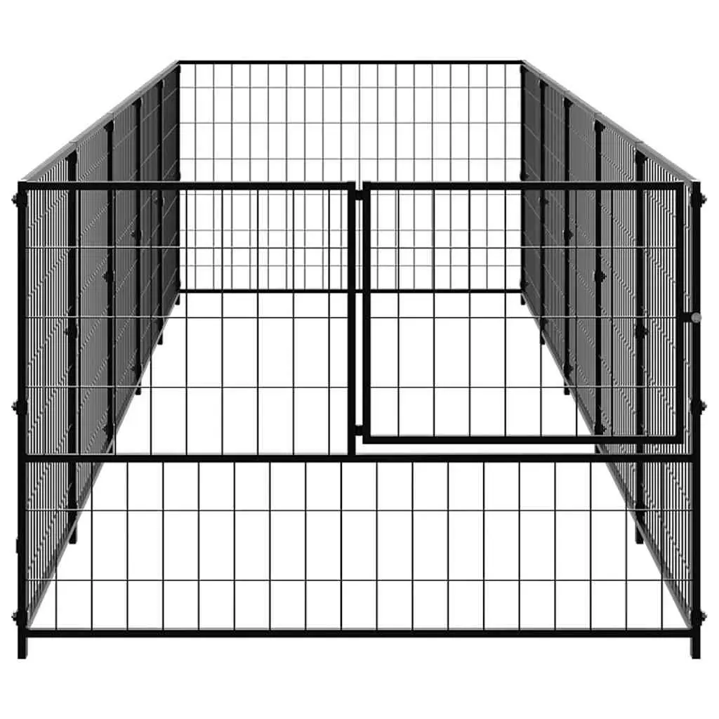 Dog Kennel Outdoor Enclosure Steel Wire Mesh 5 m²