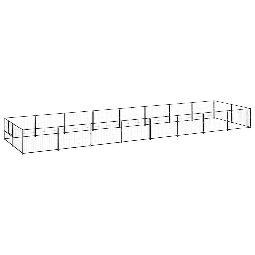 Dog Kennel Outdoor Steel Wire Mesh 16m² Pet Enclosure Run Exercise Cage