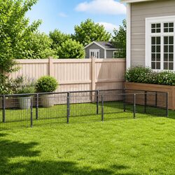 Dog Kennel Outdoor Pet Enclosure 20 m² Steel Wire Mesh Run Cage Exercise Pen