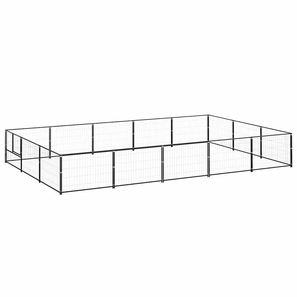 Dog Kennel Outdoor Steel Wire Mesh Large Exercise Space Lockable