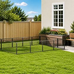 Your Dog's Outdoor Haven: 21 m² Steel Kennel