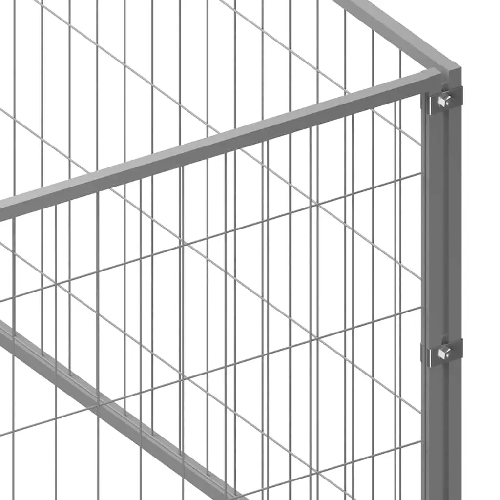 Dog Kennel Outdoor Play Enclosure 27 m² Steel Wire Mesh Pet Run Exercise Cage